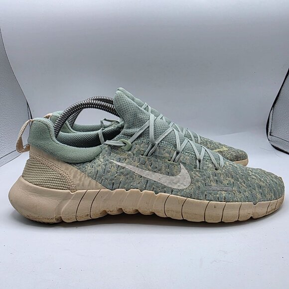 Nike Free Run 5.0 Stream Olive Aura Mens Size 9 Athletic Shoes Running Walking - Picture 11 of 13